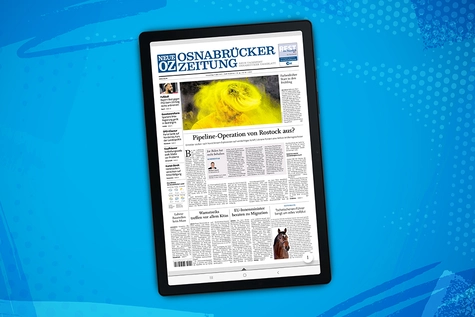 Tablet mit der E-Paper App